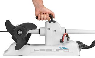 Электромотор Haswing Cayman-B 55Lbs 12V-152 GPS white - фото 4