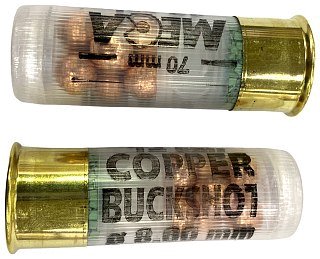 Патрон 12х70 Meca Buck Shot Copper картечь 8,6 1/10 - фото 3