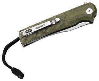 Нож SHOOZIZ XUN112-G складной 14C28N рукоять G10+3D - фото 8