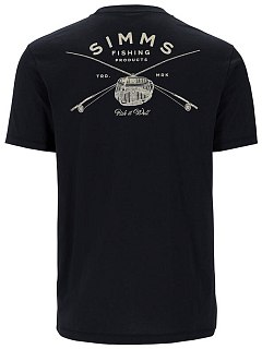 Футболка Simms Classic Tackle T-Shirt Black  - фото 1