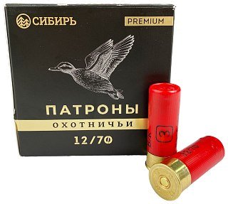 Патрон 12х70 Сибирь Premium 3 34г био - фото 1