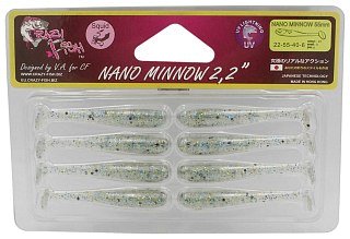 Приманка Crazy Fish Nano Minnow 2,2" 22-55-40-6