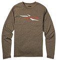 Футболка Sitka Logo tee LS mud 