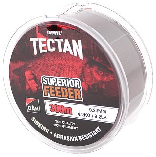 Леска DAM Tectan Superior feeder 300м 0,25мм 5,2кг 11,5lbs brown - фото 2