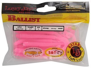 Приманка Lucky John твистер Pro series Ballist 3.3in 08,40/F05 - фото 2