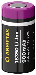 Аккумулятор Armytek Li-lon 18350 900mAh Com