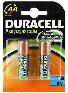 Аккумулятор Duracell AA 2650 mAh B2