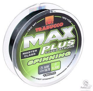 Леска Trabucco Max Plus line spinning 150м 0,30мм 8,5кг