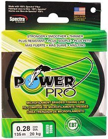 Шнур Power Pro 135м 0,28мм moss green
