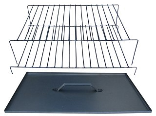 Коптильня Тонар двухярусная с поддоном 450x280x240x1,5мм - фото 3