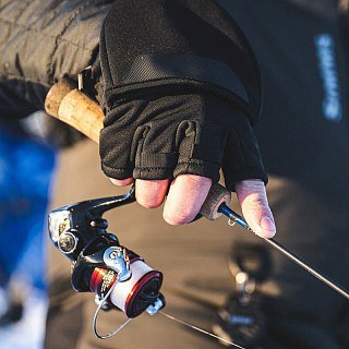 Рукавицы Simms Windstopper Foldover Mitt Black  - фото 3