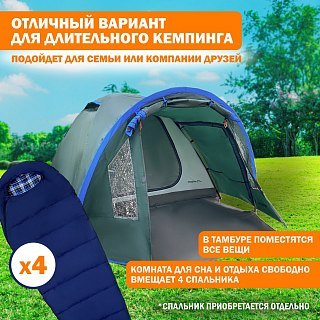 Палатка PerevalPro Cloud Dome 4 - фото 2