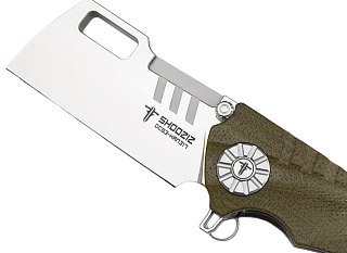 Нож SHOOZIZ HAN317-WB&GH складной DC53 рукоять G10+3D - фото 5