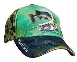 Кепка тракер Crazy Fish Pike Hunter camo