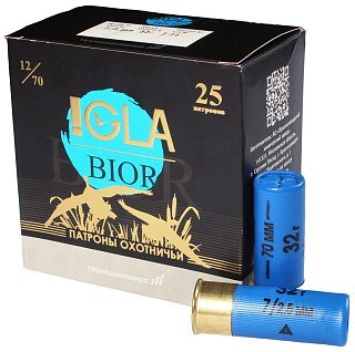 Патрон 12х70 Технодинамика Игла-Биор 7 32 гр - фото 1
