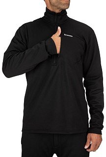 Пуловер Simms Thermal 1/4 Zip Top Black  - фото 2