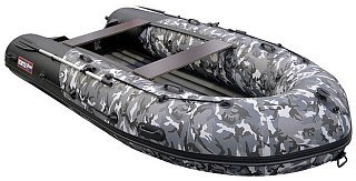 Лодка Хантер 380 Про серый кмф - фото 2