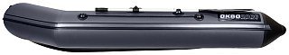 Лодка Мастер лодок Аква 2900 слань-книжка киль графит/черный - фото 7