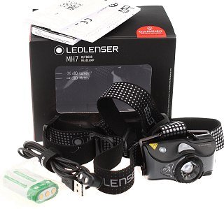 Фонарь Led Lenser MH7 черно-серый - фото 5