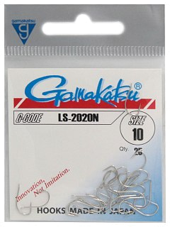 Крючок Gamakatsu LS-2020N nickel №10 - фото 1
