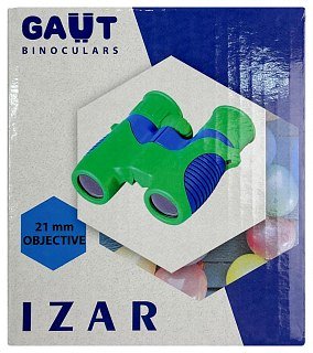 Бинокль Gaut Izar 6x21 Roof-призмы BK7 зелено-голубой - фото 9