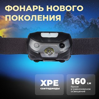 Фонарь Pereval BT-HL9013 налобный 160 Lumens - фото 2