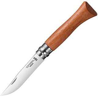 Нож Opinel 6VRI Luxury bubinga 7см нержавеющая сталь