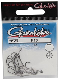 Крючок Gamakatsu NL F13 black №12 - фото 2