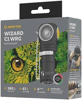 Фонарь Armytek Wizard C1 WRG белый Com - фото 4