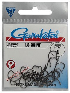 Крючок Gamakatsu LS-3615F  bronze №4 - фото 1