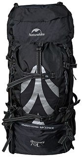 Рюкзак Naturehike Discovery black 70+5 - фото 2