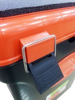 Ящик зимний Helios Fish box 10л односекционный оранжевый - фото 10