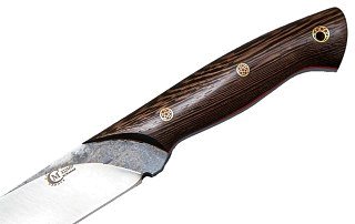 Нож ИП Семин Пантера кованая сталь Х12МФ ц.м граб фибра - фото 3