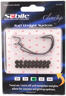 Крючки Sebile Soft Weight System 4/0