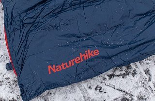 Спальник Naturehike CW280 Down envelope cicada upgrade navy blue правый - фото 10
