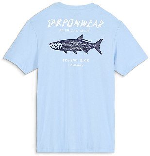 Футболка Simms Tarponwear T-Shirt Sky Blue 