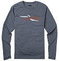 Футболка Sitka Logo tee LS lead 