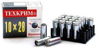 Патрон 10х28Т Техкрим Maximum твердая пуля 91Дж травматический