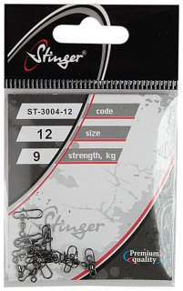 Застежка Stinger с вертлюжком ST-3004-12