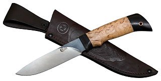 Нож ИП Семин Мурена кованная сталь Х12МФ карельская береза  граб - фото 1