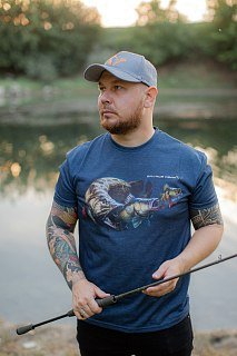 Футболка Savage Gear Cannibal tee blue - фото 3