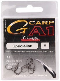 Крючок Gamakatsu A1 G-Carp Specialist Hook №8 уп.10шт