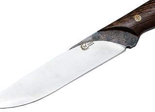 Нож ИП Семин Пантера кованая сталь Х12МФ ц.м граб фибра - фото 2