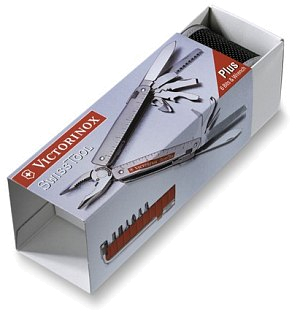 Мультиинструмент Victorinox SwissTool spirit 105мм 38 функций кожаный чехол - фото 3