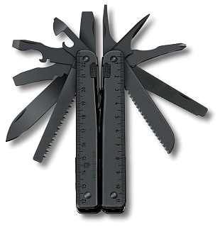 Мультиинструмент Victorinox SwissTool 115мм черный - фото 1