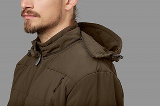 Куртка Harkila Insulated midlayer hunting green/shadow brown - фото 3