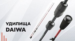 Большое поступление удилищ Daiwa!