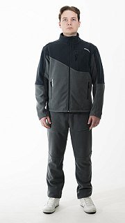 Джемпер Nautilus Keepler флисовый Dark Grey/Grey с принтом - фото 2