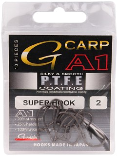 Крючок Gamakatsu A1 G-Carp Super Hooks PTFE №2