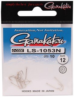 Крючок Gamakatsu Eyed LS-1053 nickel №12